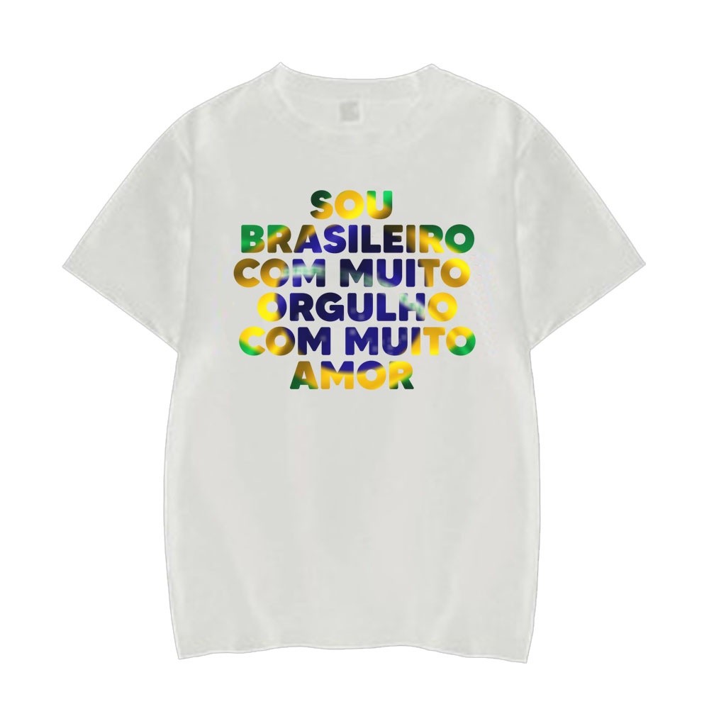 Camisa brasil camisa de time brasil camisa seleção brasileira camisa 100% algodão
