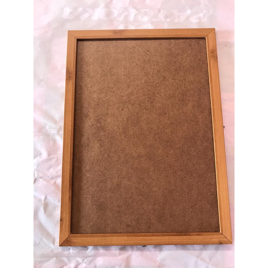 Moldura Para Quadro Decorativo Tamanho A X Cm Marrom Sem Vidro E Sem Acetato Shopee Brasil