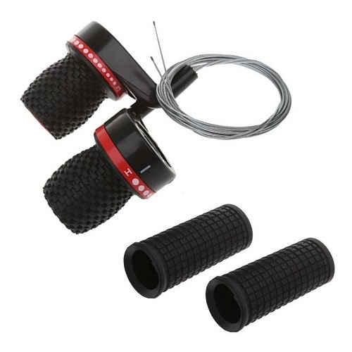 Alavanca 21v Passador De Cambio Grip Shit C/ Manopla Bike