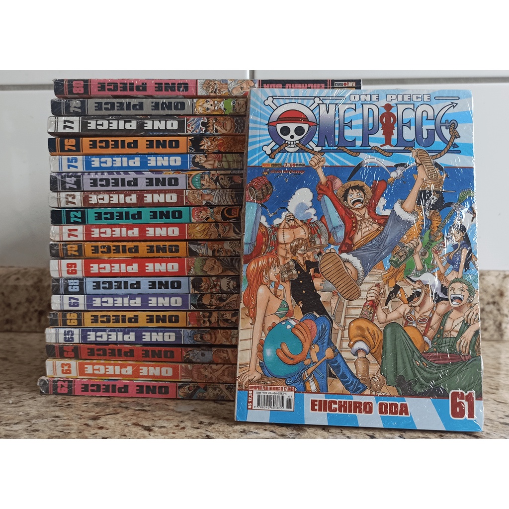 Manga One Piece Volume 61 Ao 80 Shopee Brasil