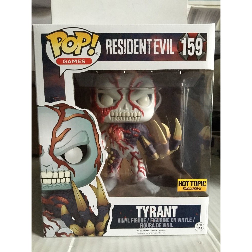 Funko Pop Resident Evil - Tyrant #159 Exclusivo Hot Topic - Escorrega o ...