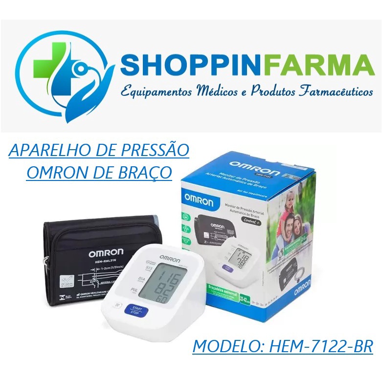 Aparelho Medidor Pressão Arterial Digital Braço Omron