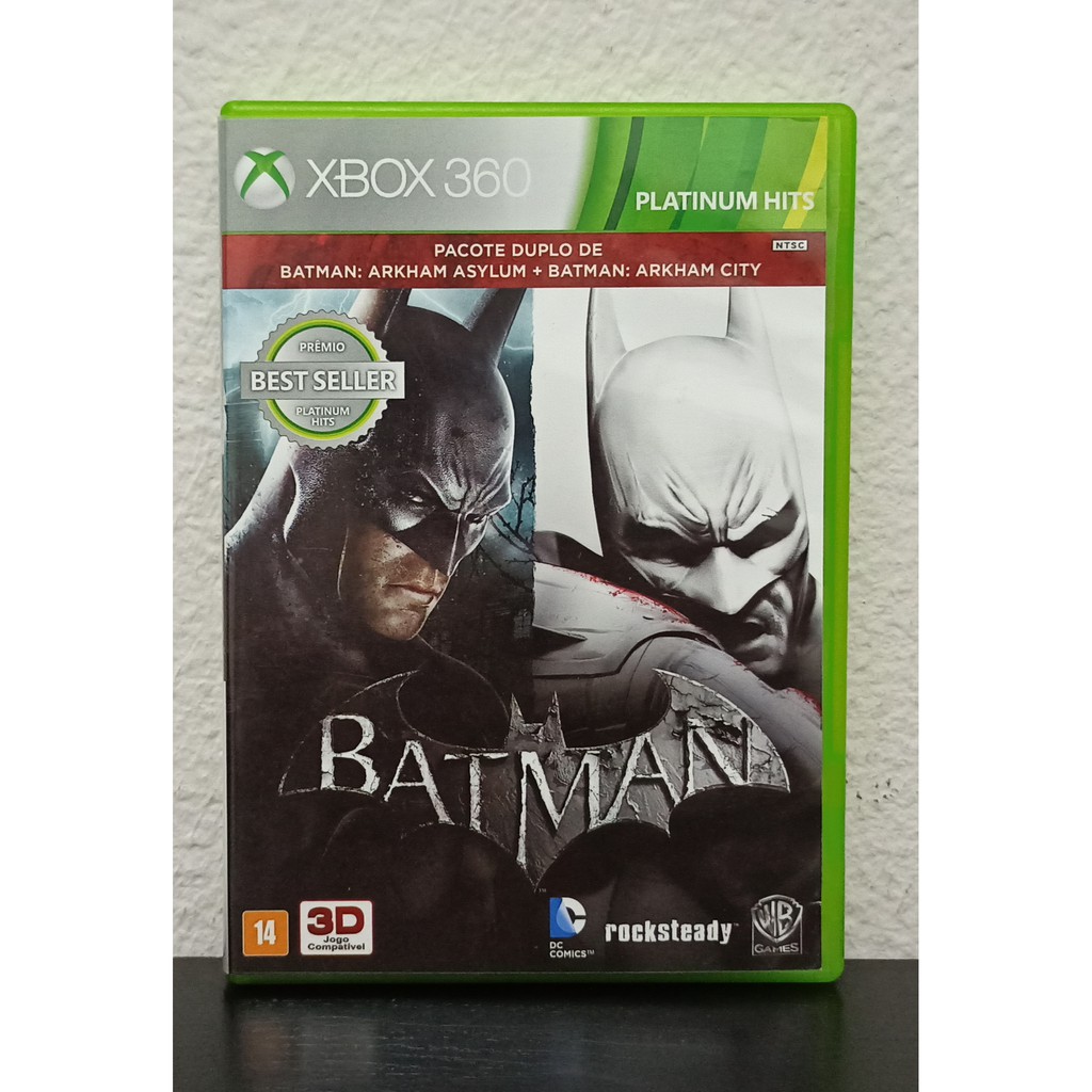 Jogo Batman Pacote Duplo - Xbox 360 | Shopee Brasil