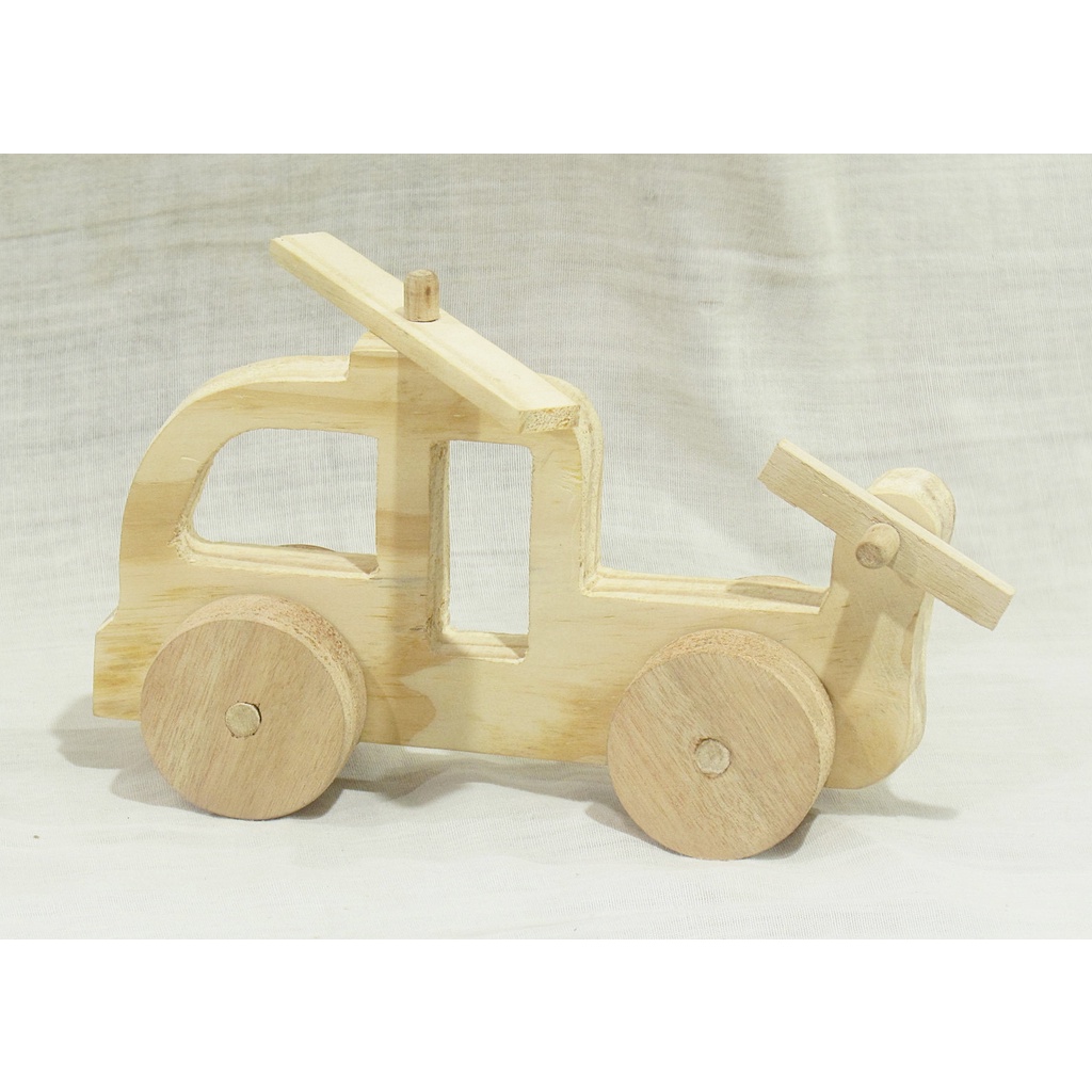 Avião de Brinquedo de Madeira Artesanal para Crianças