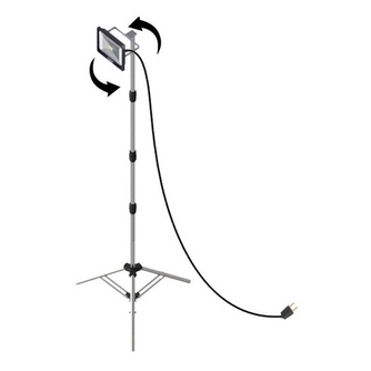 Tripé Reclinável com Holofote Refletor Iluminação Led Suporte +