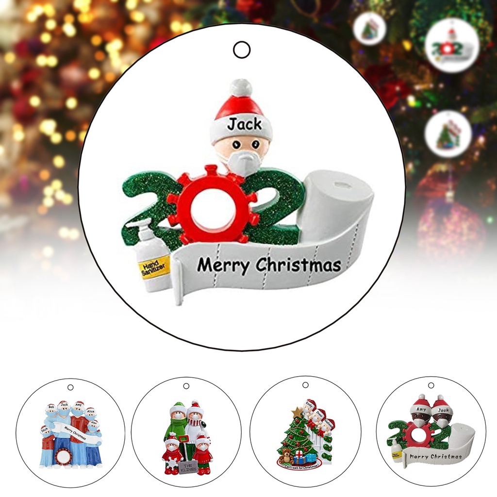 Pingente De Pendurar Na Árvore De Natal / Papai Noel / Ornamentos Redondos  Para Decoração De Interior / Festa / Feriados | Shopee Brasil