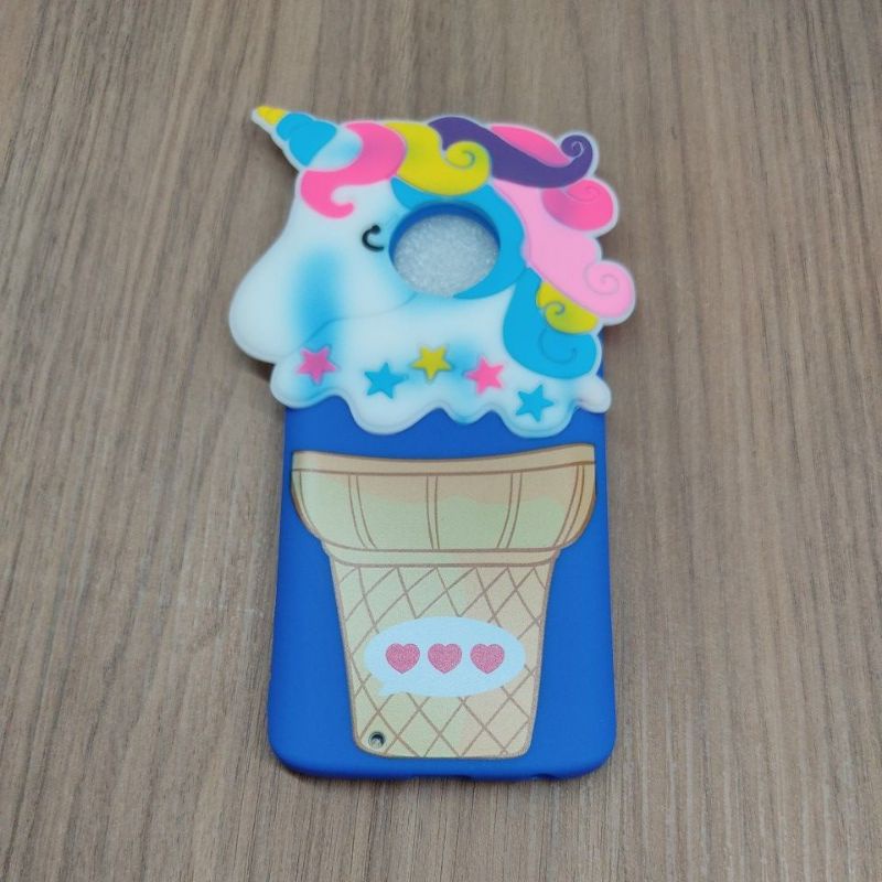 Capa de celular Motorola moto ** G6 ** - Promoção 🔥capinha unicórnio sorvete cupcake desenho criança infantil silicone emborrachada Moto g6