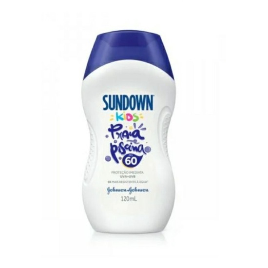Protetor Solar Corporal Infantil Sundown Kids Praia e Piscina FPS 60 com 120ml promoção