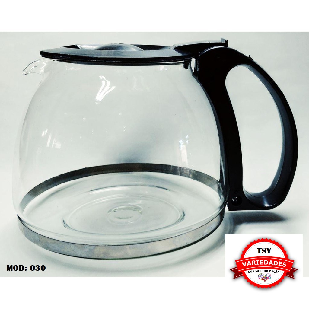 Jarra Vidro Cafeteira Cadence Urban Caf600 Caf700 Preta ***Vidro resistente***