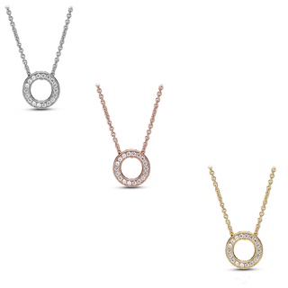 Colar De Clavícula De Ouro Rosa Coração 925silver Para Namorada387436C01