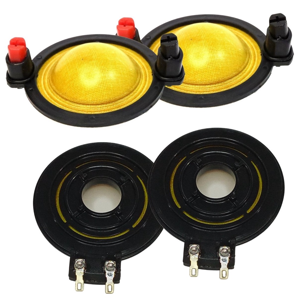 2 Reparos Driver D250x Completo Corneta 8 Ohms e 2 Reparos Tweeter ST 200 Fenólico Compatível Com Selenium Jbl