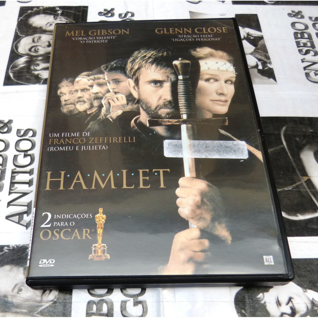 Dvd Hamlet Mel Gibson Glenn Close Franco Zettirelli Diretor Shopee Brasil