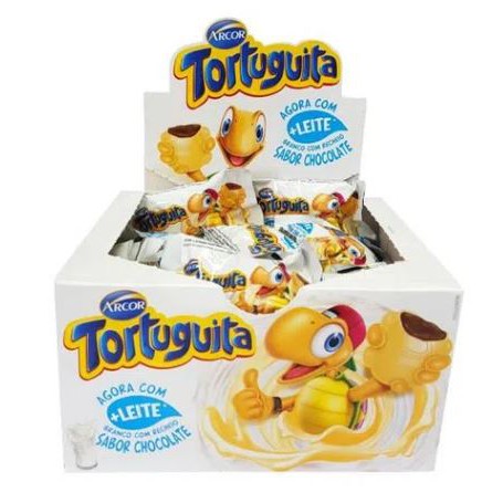 Tortuguita Chocolate Branco Com Preto   432g   24 Unidades!!! 