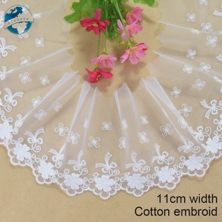 Bordados De 11cm De Largura Em Renda De Algodão guipure diy Guarnições De Tecido De mini Vestidos De Fita Acessórios 3054