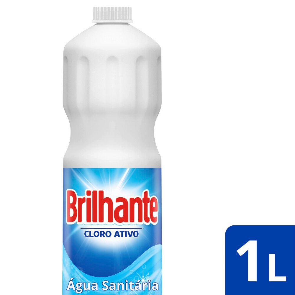 Água Sanitária Brilhante Cloro Ativo 1L em Oferta na Shopee