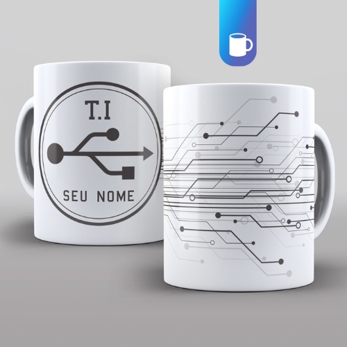 Caneca personalizada Técnico de Informática TI
