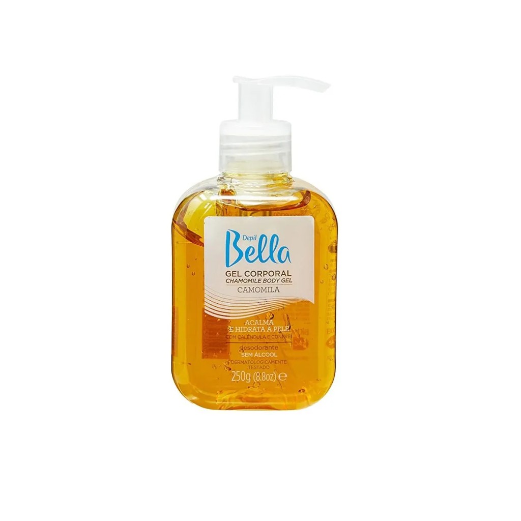 Gel Corporal Depil Bella Pós Depilação Camomila 250g * Calmante*Pós Depilação *Camomila em Oferta na Shopee