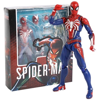 Vingadores SHF Homem Aranha Atualização Do Fato PS4 Edição De Jogo PVC Action Figure Colecionável Modelo Brinquedo Boneca Presente