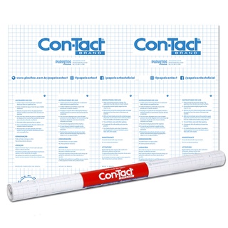 Papel Contact Transparente Incolor 80 Micra Rolo