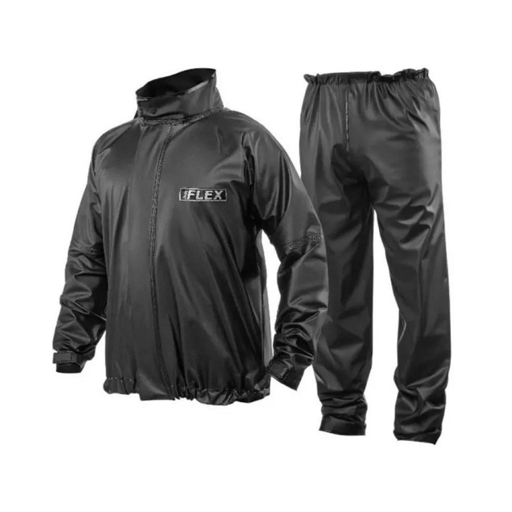 Capa de Chuva Delta Flex Básica PVC Motociclista Motoboy Motoqueiro Ciclista Pesca Proteção Frio