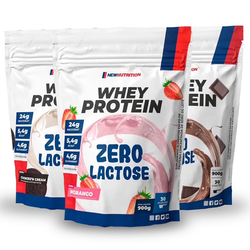 Whey Protein Zero Lactose (900g) – New Nutrition