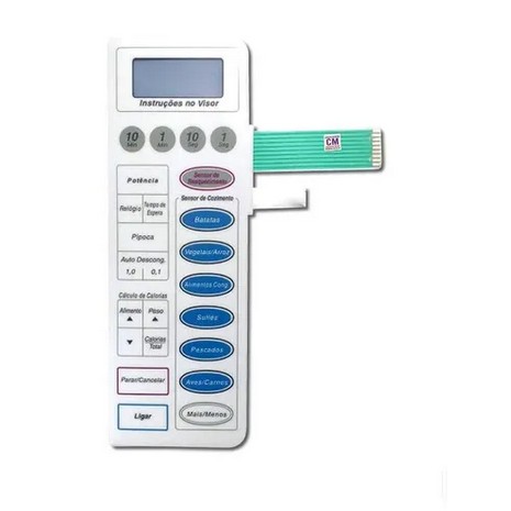 Membrana Panasonic Nn7956 - Nn7856 Branca Reta
