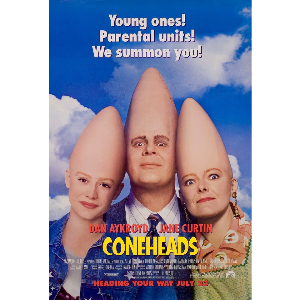 Cônicos e Cômicos (1993) (Coneheads) Dan Aykroyd e Jane Curtin - Dublagem Clássica