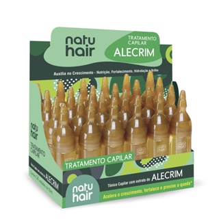 Ampola de Tratamento Capilar Alecrim Natuhair 10ml - (6 UN) em Oferta na Shopee