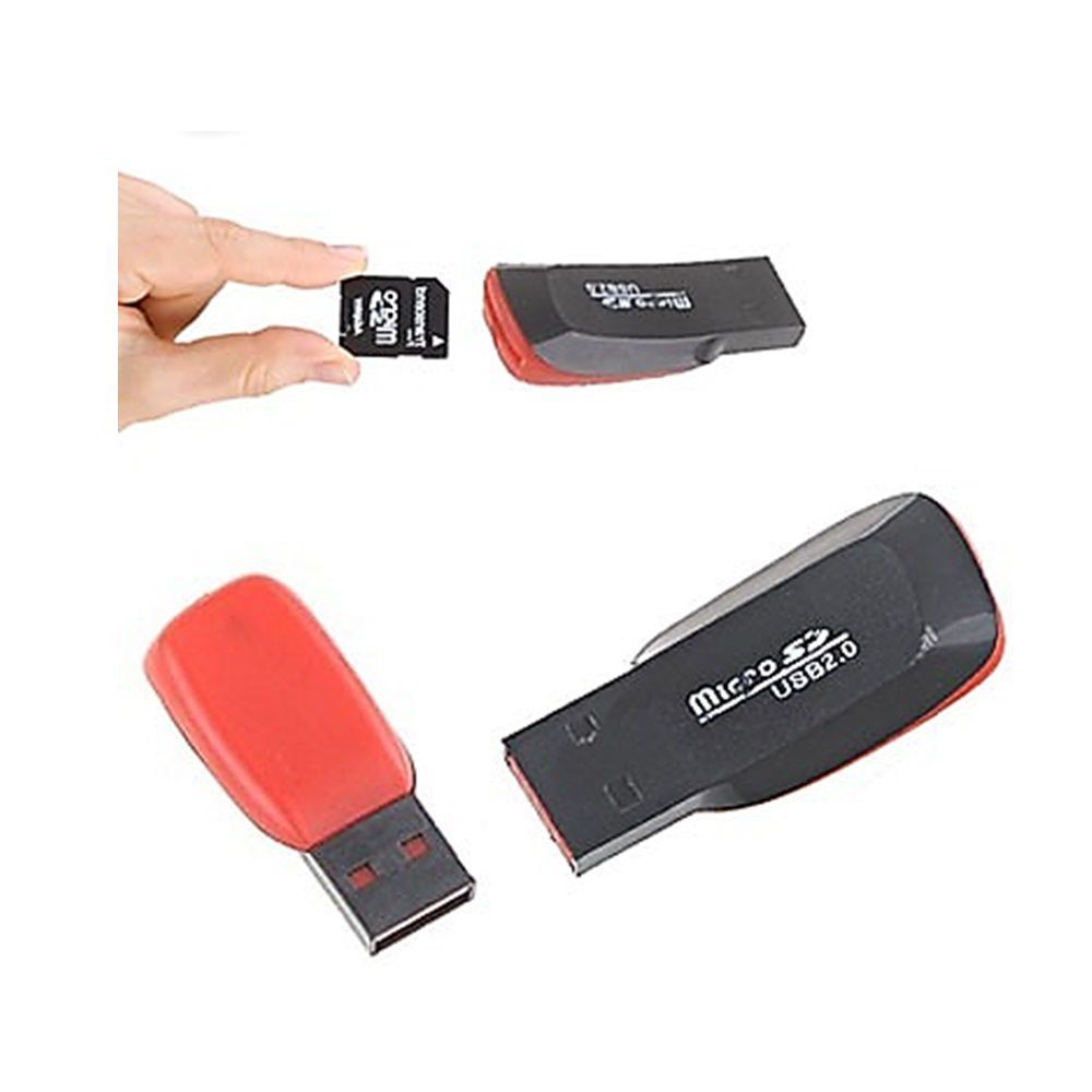 Kenux Leitor de Cartão de Memória Externo USB 2.0 - Adaptador Cartão Memória Micro Sd