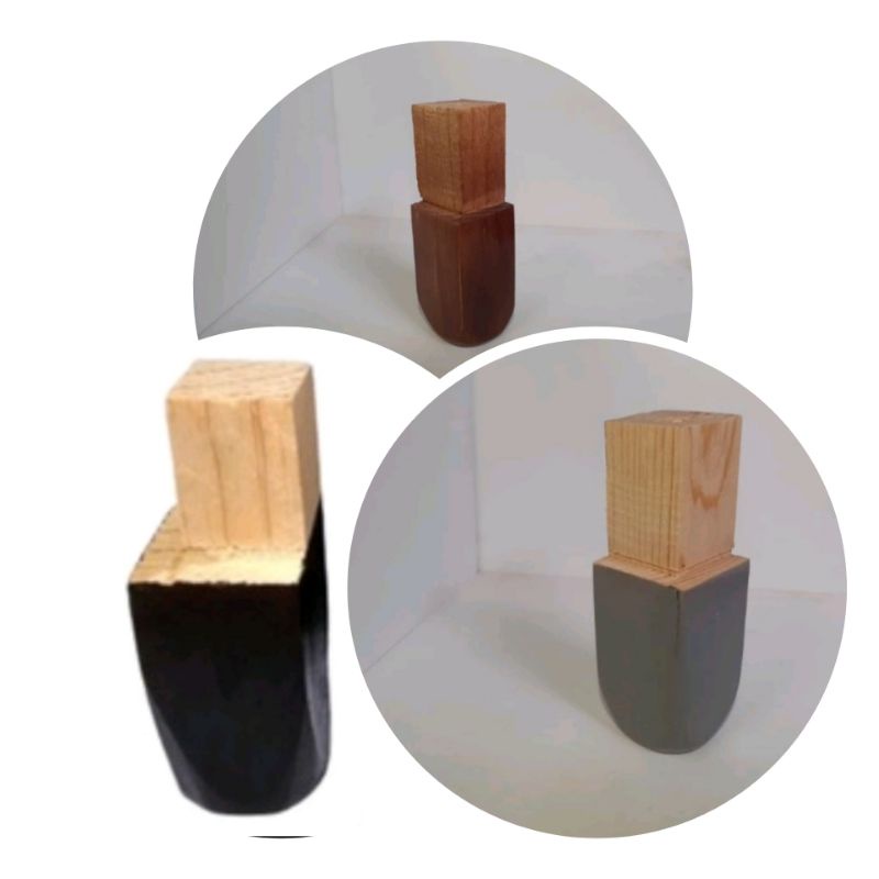 1 unidade pé de guarda roupa com 2 parafusos para fixação