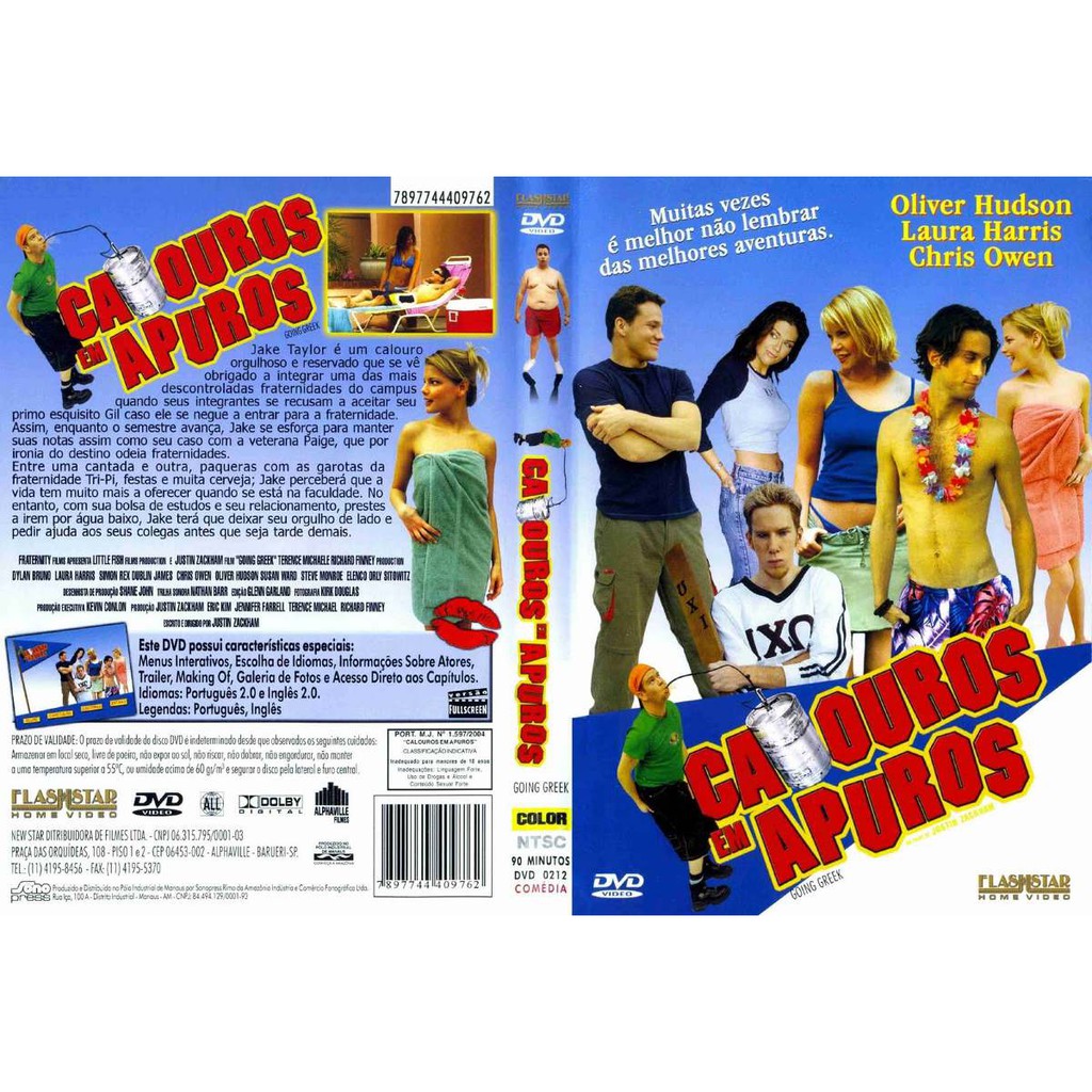 Dvd Calouros Em Apuros, Oliver Hudson, Comédia, Original
