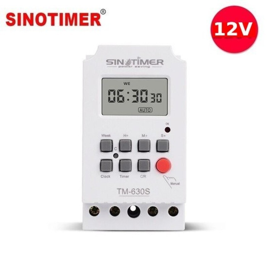 Timer Temporizador Digital 12v/110V/220V 30A