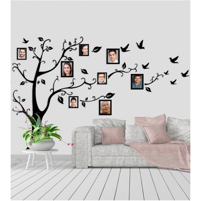 Adesivo Decorativo Parede Árvore Genealógica para Sala, Cozinha e Quarto em Oferta na Shopee