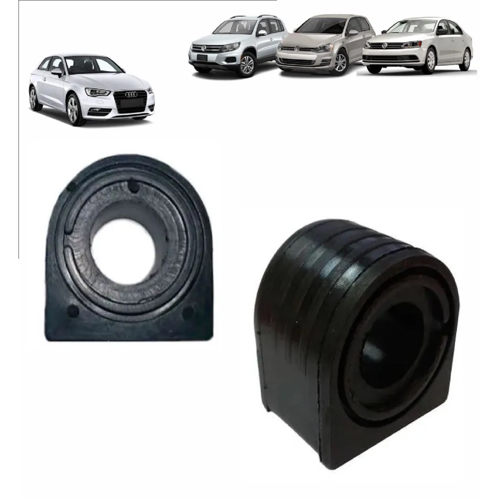 Kit Bucha Barra Estabilizadora Dianteira Ø22MM AUDI/VW A3/GOLF/JETTA/PASSAT/TIGUAN 1.4/2.0 16V TFSI/TSI/2.5 20V 2006 A 2019 1K0411314M/SKU823