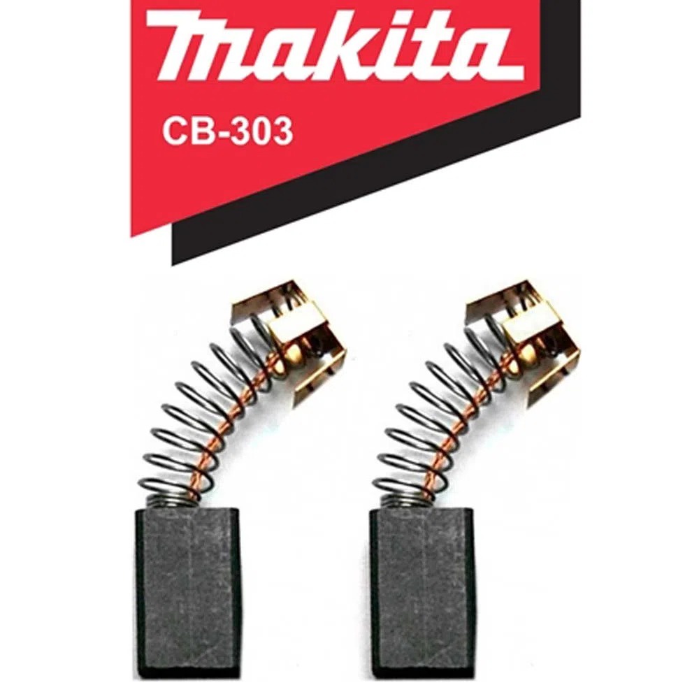 Escovas De Carvão Cb ORIGINAL MAKITA ( PAR ) 303 Serra Mármore Makita
