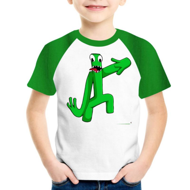 Camiseta Infantil Vitória Mineblox Roblox Beijo Sticker Game - Escorrega o  Preço