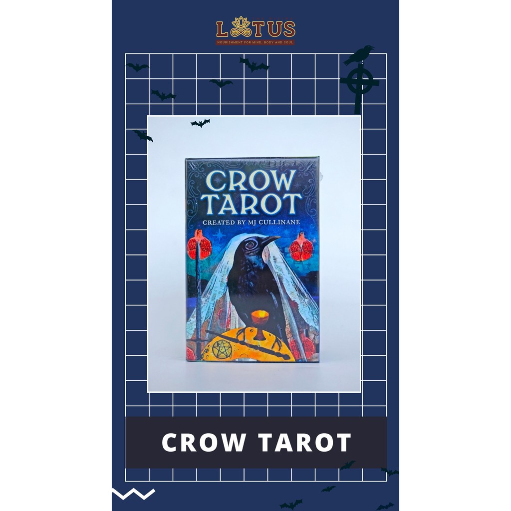 Cartao Oracário: Crow Tarot (ORI) | Shopee Brasil