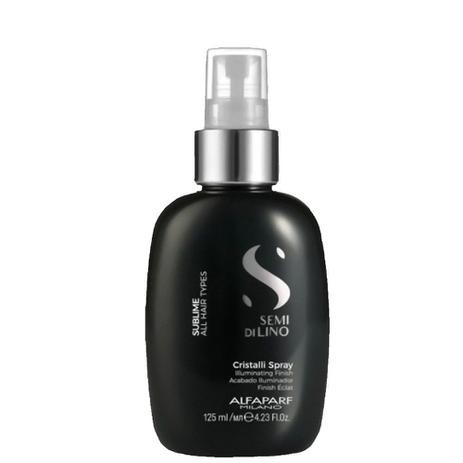 Spray de Brilho Finalizador Alfaparf Semi di Lino Sublime Cristalli 125ml Brilho Instantâneo em Oferta na Shopee