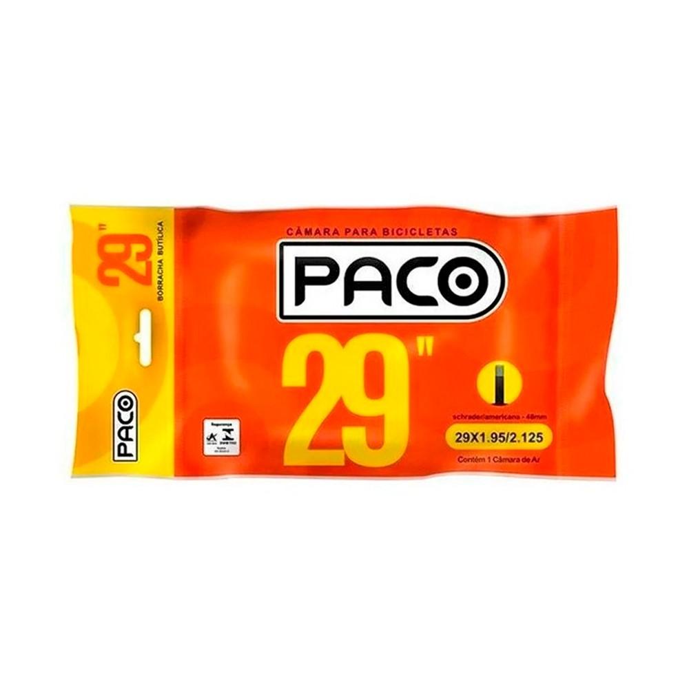 Câmara de Ar Paco 29X1.95/2.125 AV 48MM em Oferta na Shopee