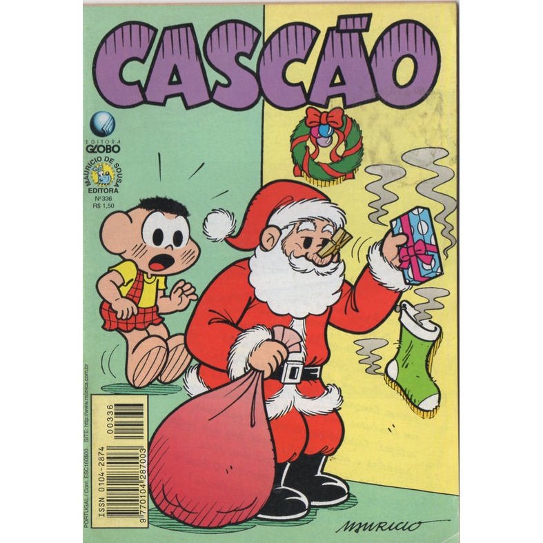HQ Gibi Cascão nº336 Editora Globo - Revista - Turma da Mônica | Shopee  Brasil