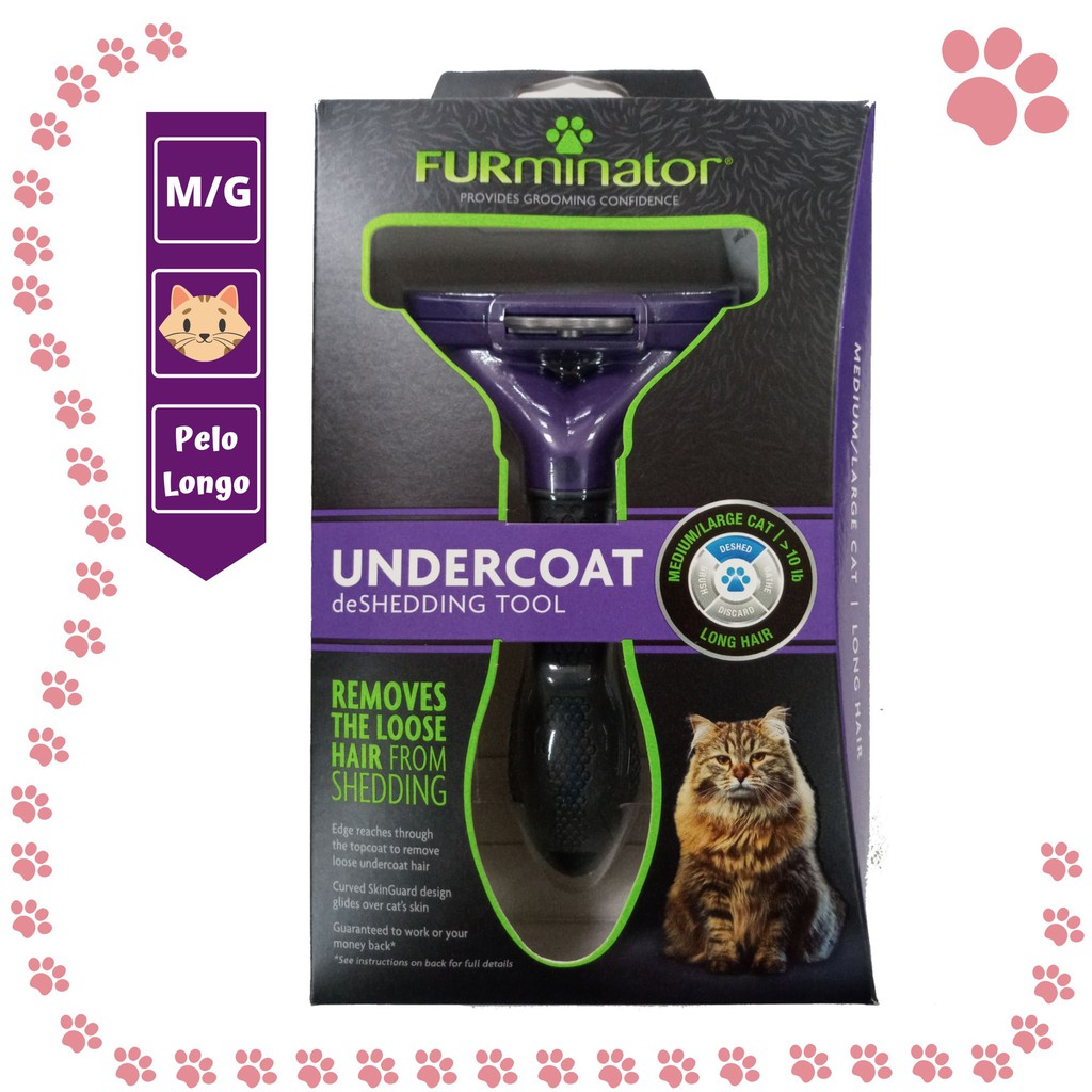 Furminator pelo longo, gato persa, gato siberiano, tira pelo | Shopee ...