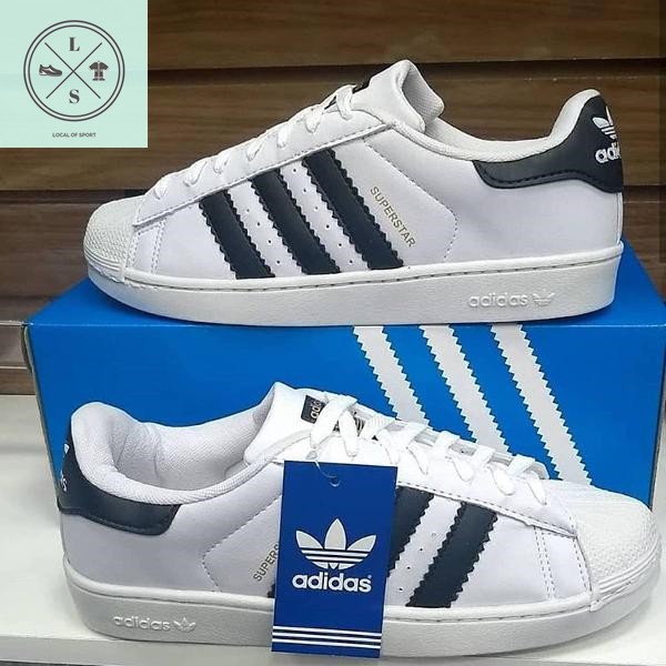 adidas superstar branco e preto