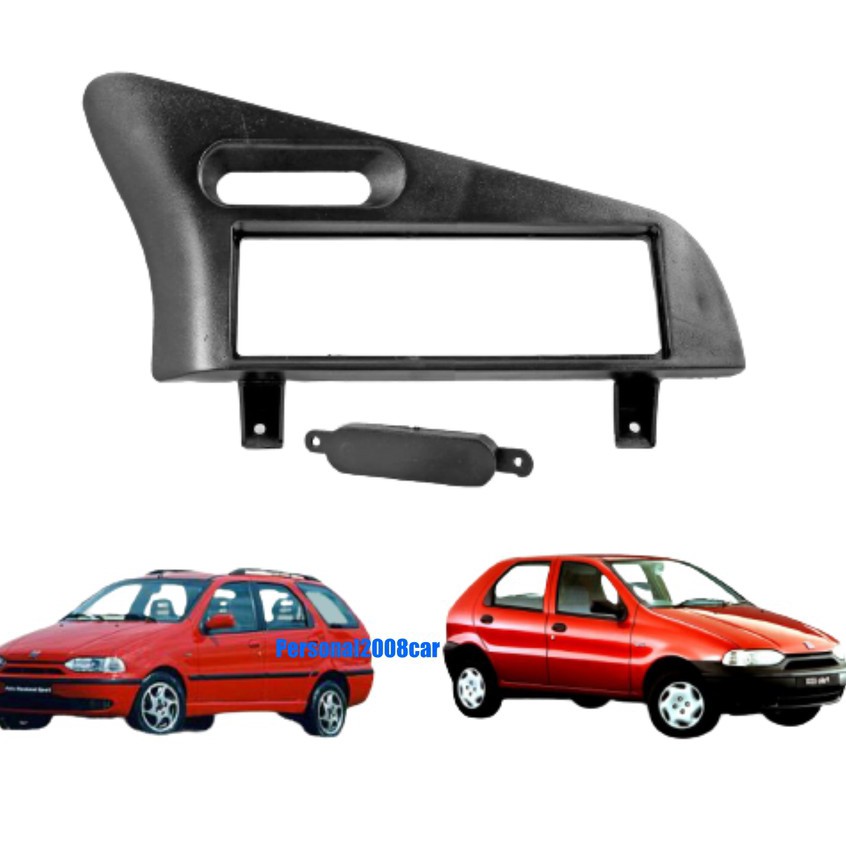 Contra Frente Painel Radio Palio Ed Edx Strada Siena weekend Stile Antigo 1 Din Preto