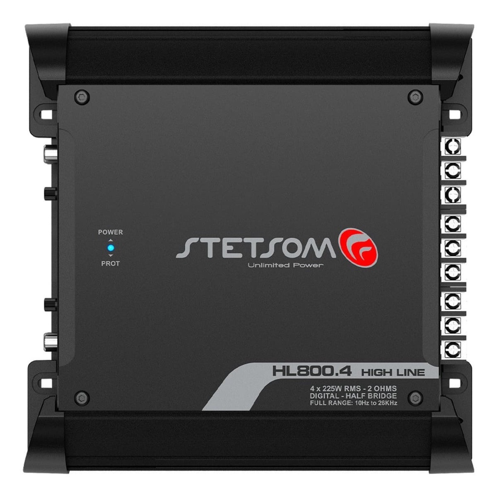 Módulo Amplificador Digital Stetsom HL800 2 Ohms 4 Canais 900W Rms HL800.4 - Spare Parts and Accessories for Vehicles