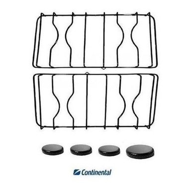 Kit Espalhador + Grelha Peças Fogão Continental Novita 4 B