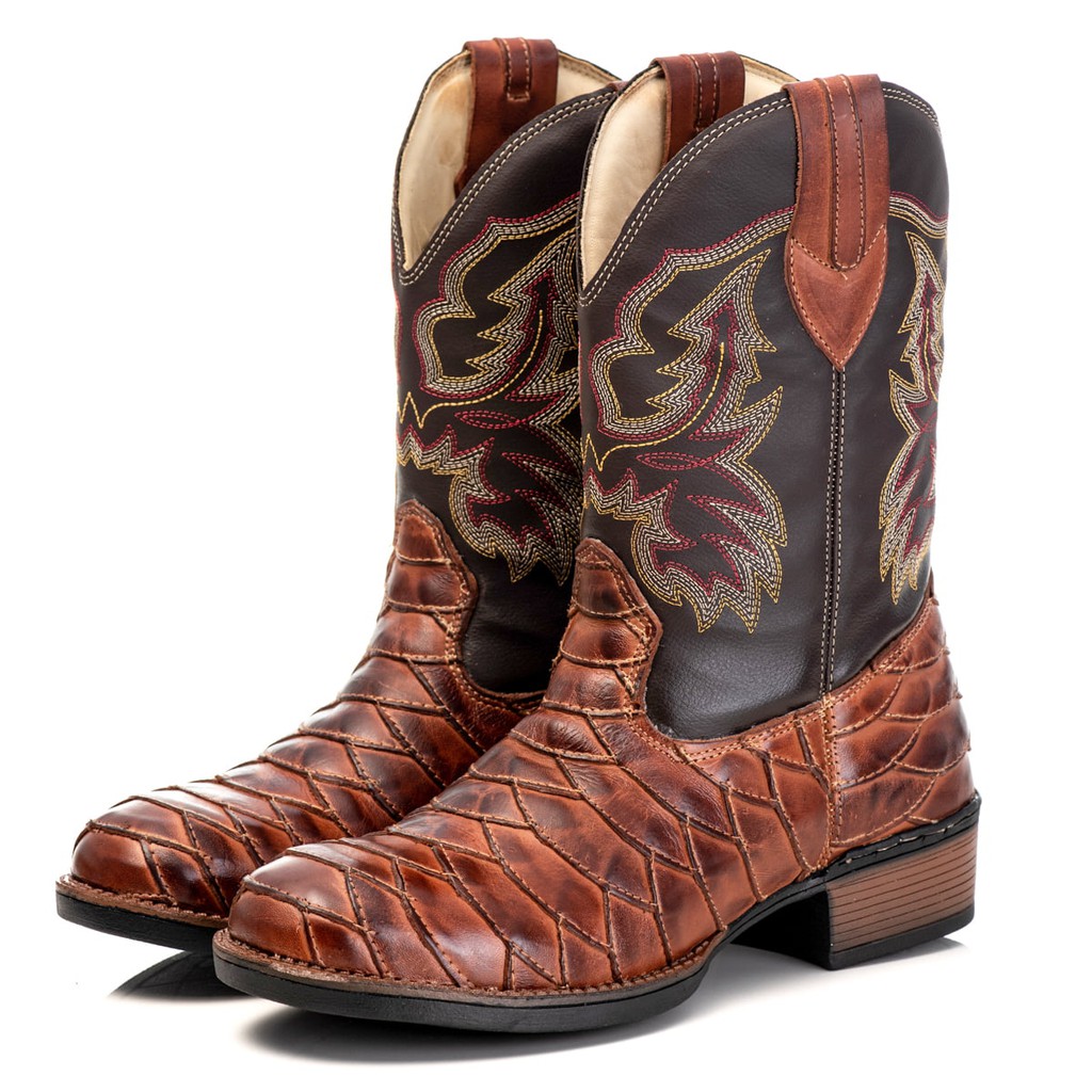 Bota Cowboy Marrom: Onde Comprar | BuscaProdutos