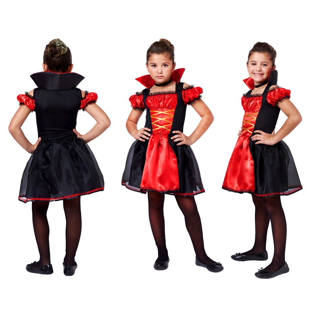 Fantasia Vampira Infantil em Oferta | Shopee Brasil 2024