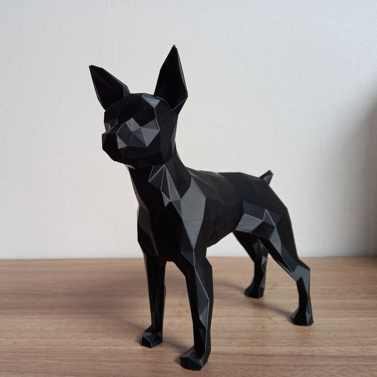 Pinscher Geométrico de 10cm a 18cm de altura em Oferta na Shopee