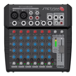 Mesa de Som Automotivo Stetsom STM1206 6 Canais Equalizador 4 Bandas