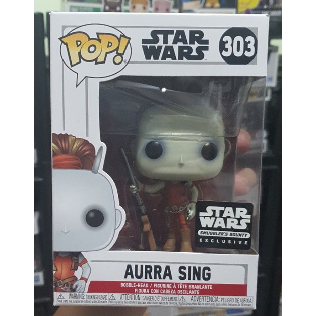 #303 Aurra Sing Star Wars Smuggler's Bounty Exclusive Funko Pop 